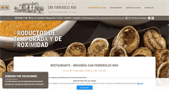 Desktop Screenshot of canferrerolesnou.cat